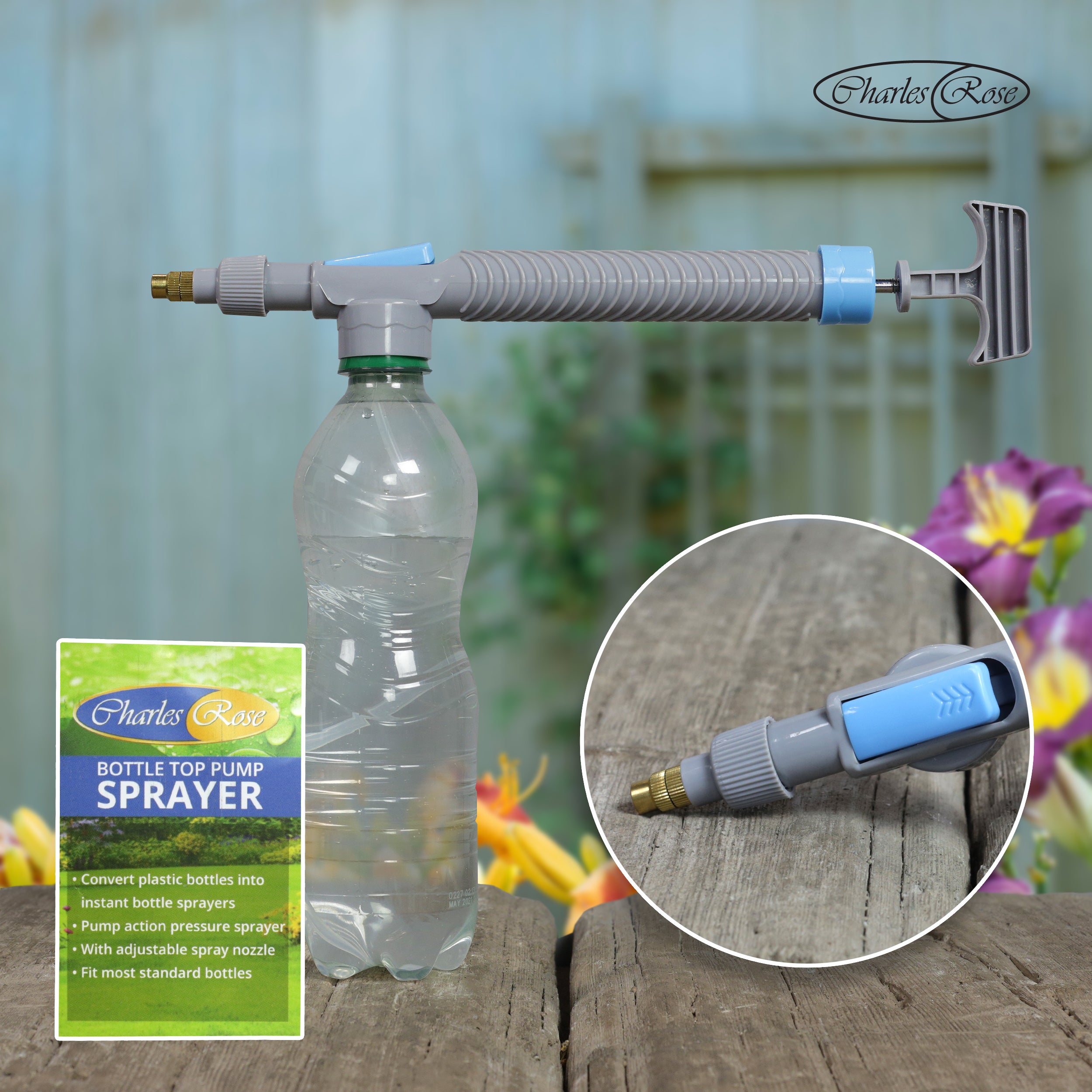 Charles Rose Gardening Bottle Top Pump Sprayer
