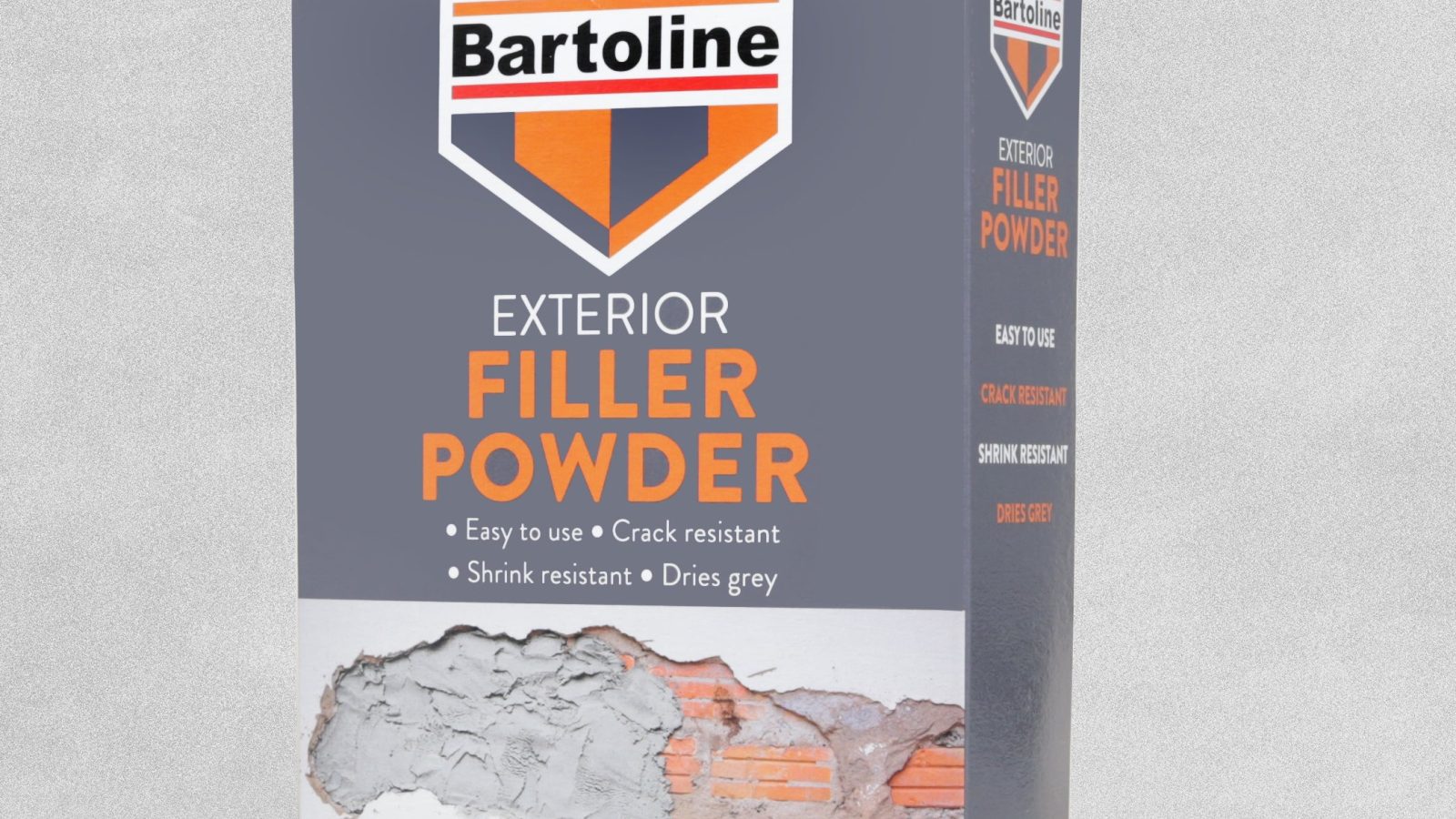 Bartoline Exterior Filler Powder Grey – 1.5KG