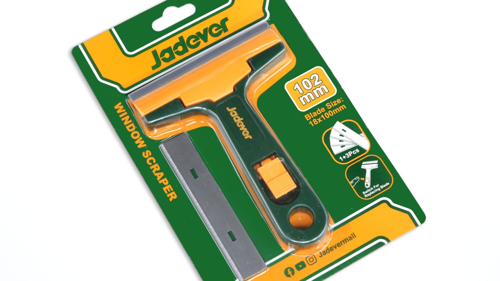 Jadever Window Scraper 102mm