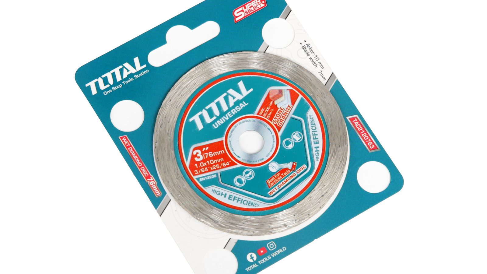 Total Wet Diamond Disc – 76mm – TAC2120763