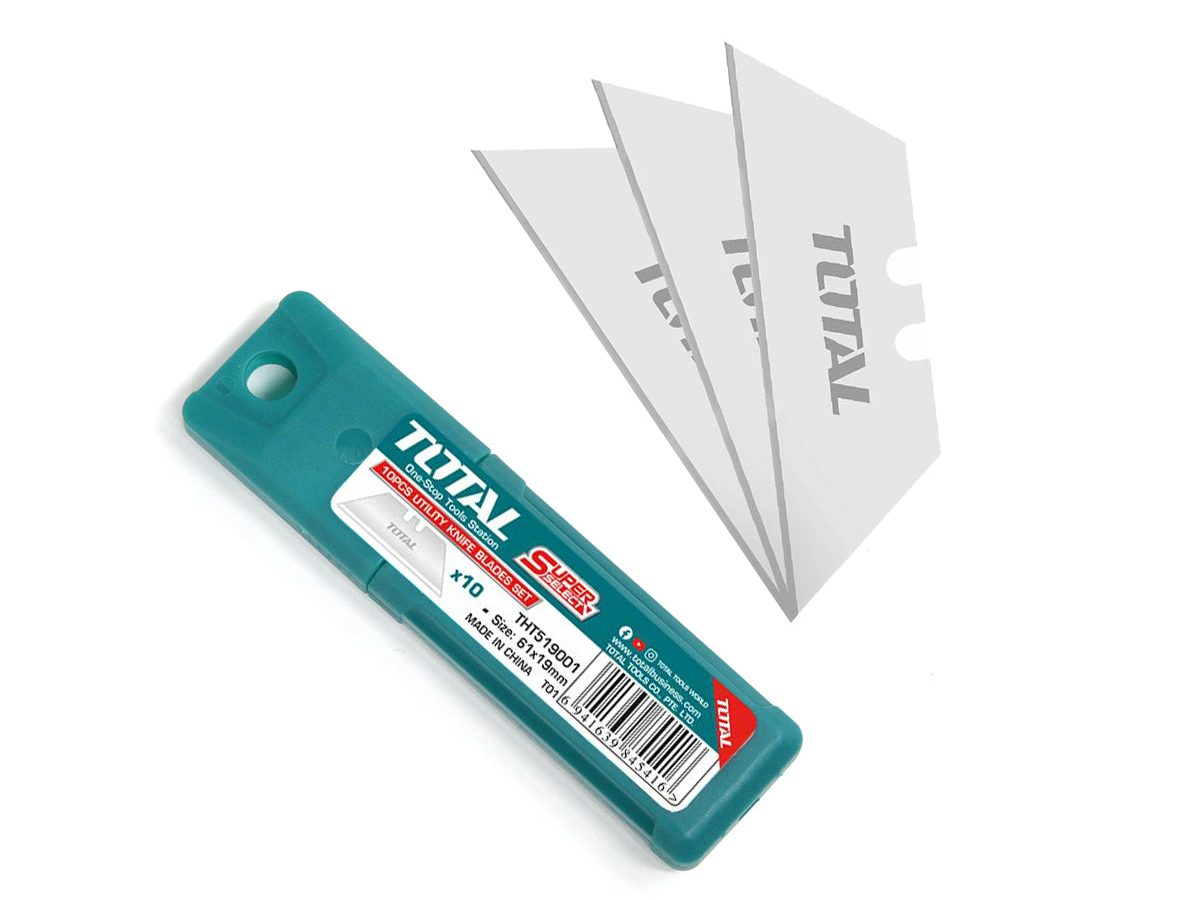 Total Utility Knife Blades set 10pcs – THT519001