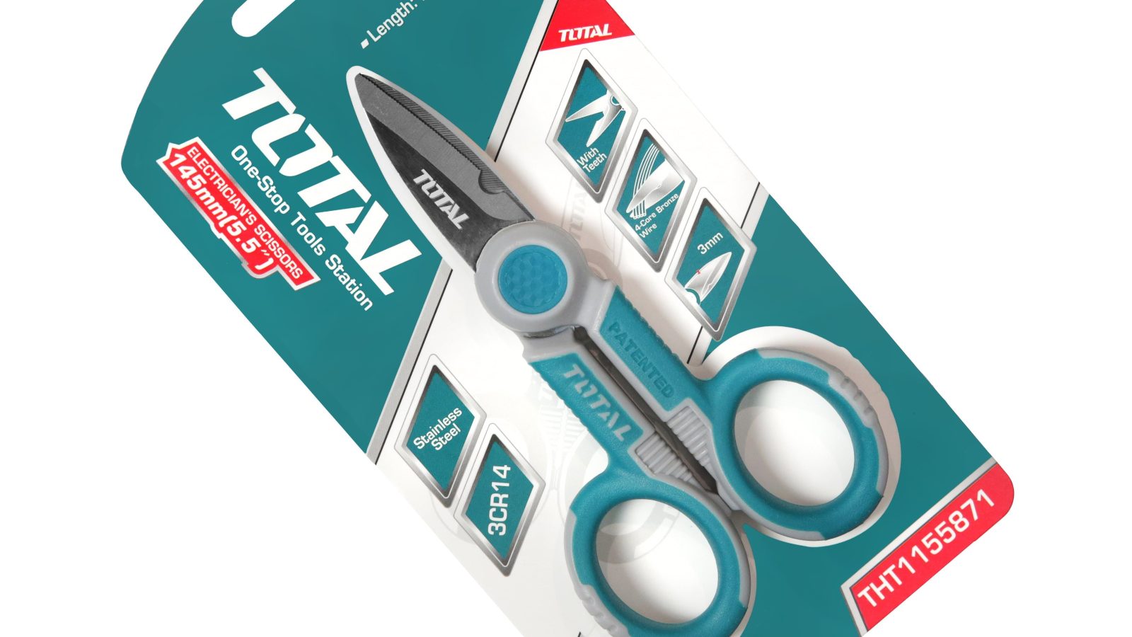 Total Electrician’s Scissors 145mm – THT1155871
