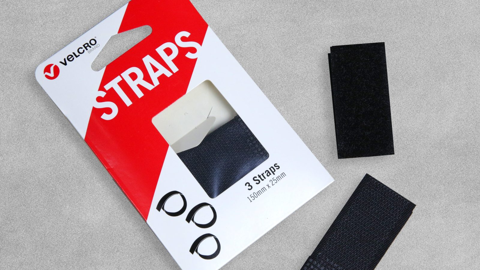 Velcro Hook & Loop Cable Straps 150 x 25mm – Pack of 3