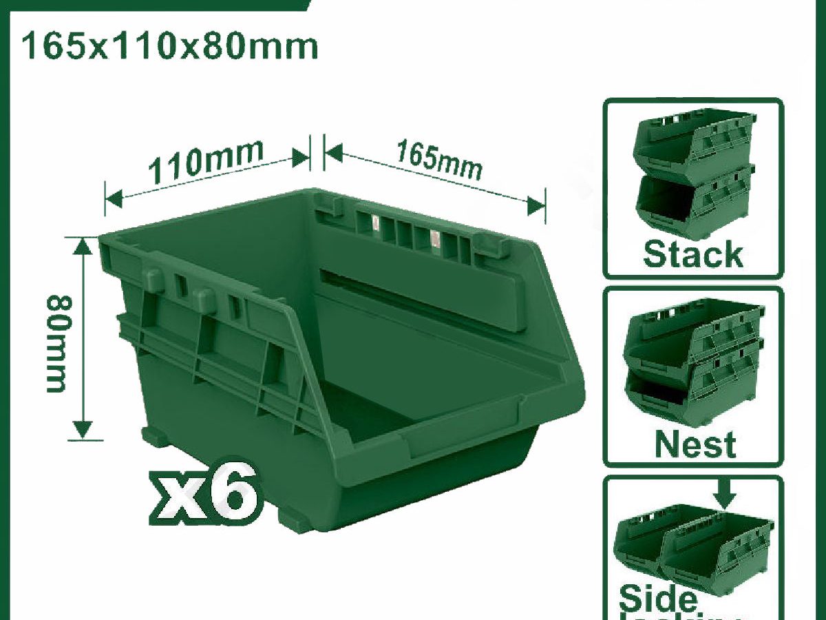 Jadever Storage Bins – 6pcs