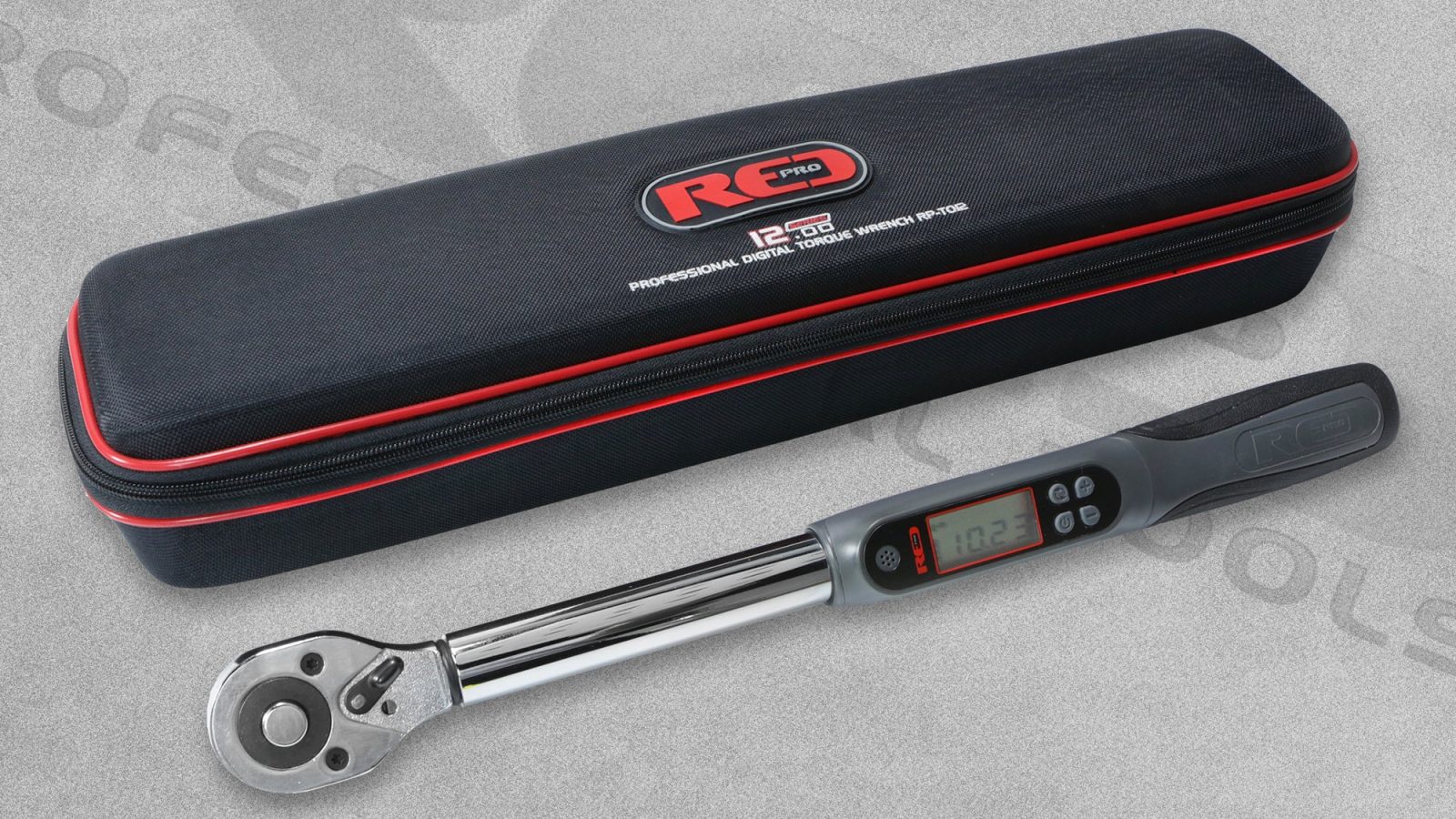 Red Pro Tools 1/2″ Drive Digital Torque Wrench (430mm)