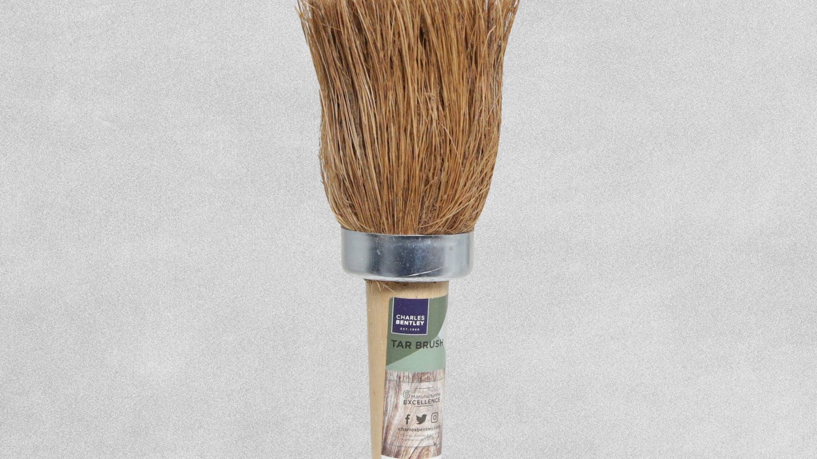 Charles Bentley Short Handled Soft Coco Tar Brush