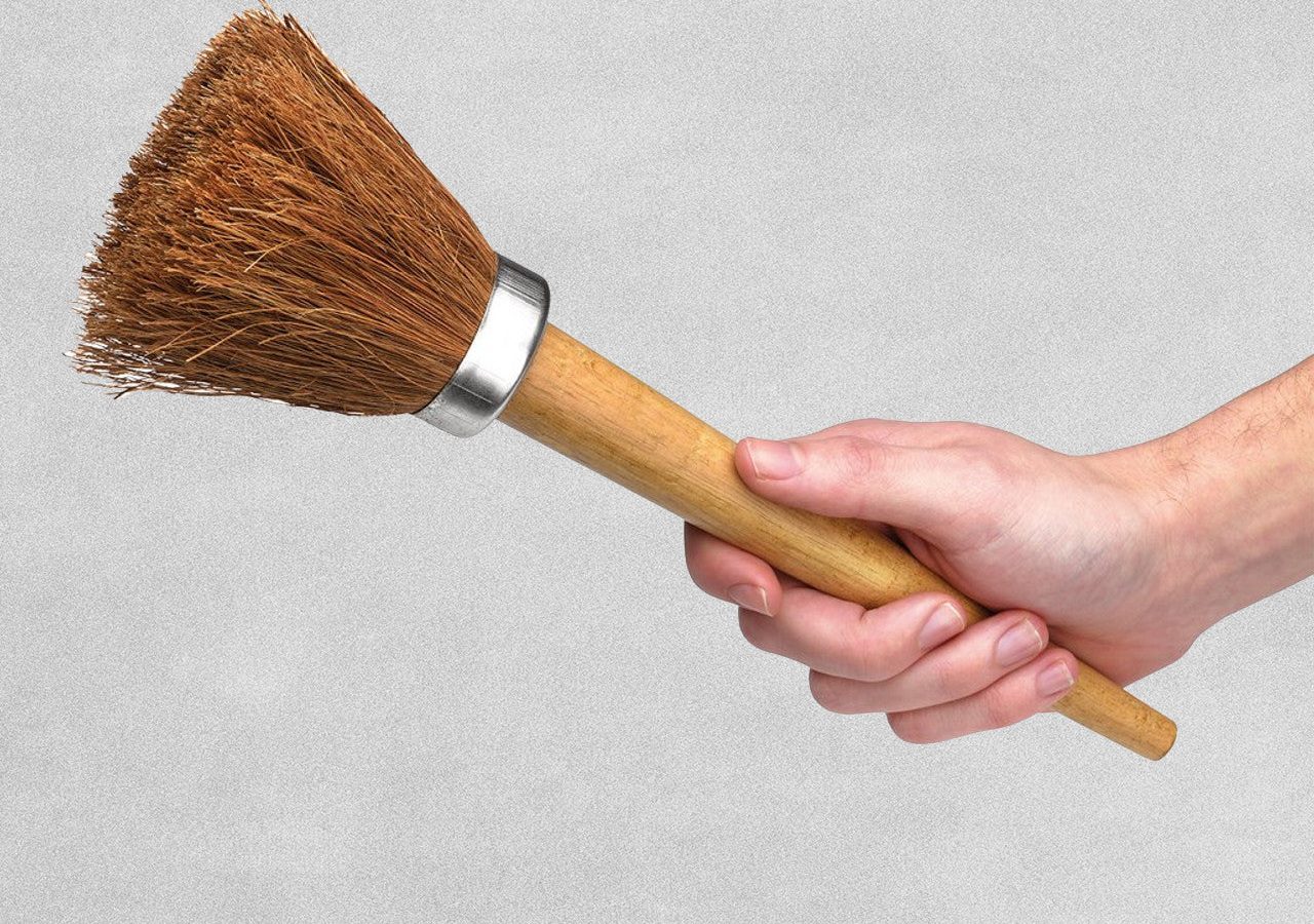 Charles Bentley Short Handled Soft Coco Tar Brush
