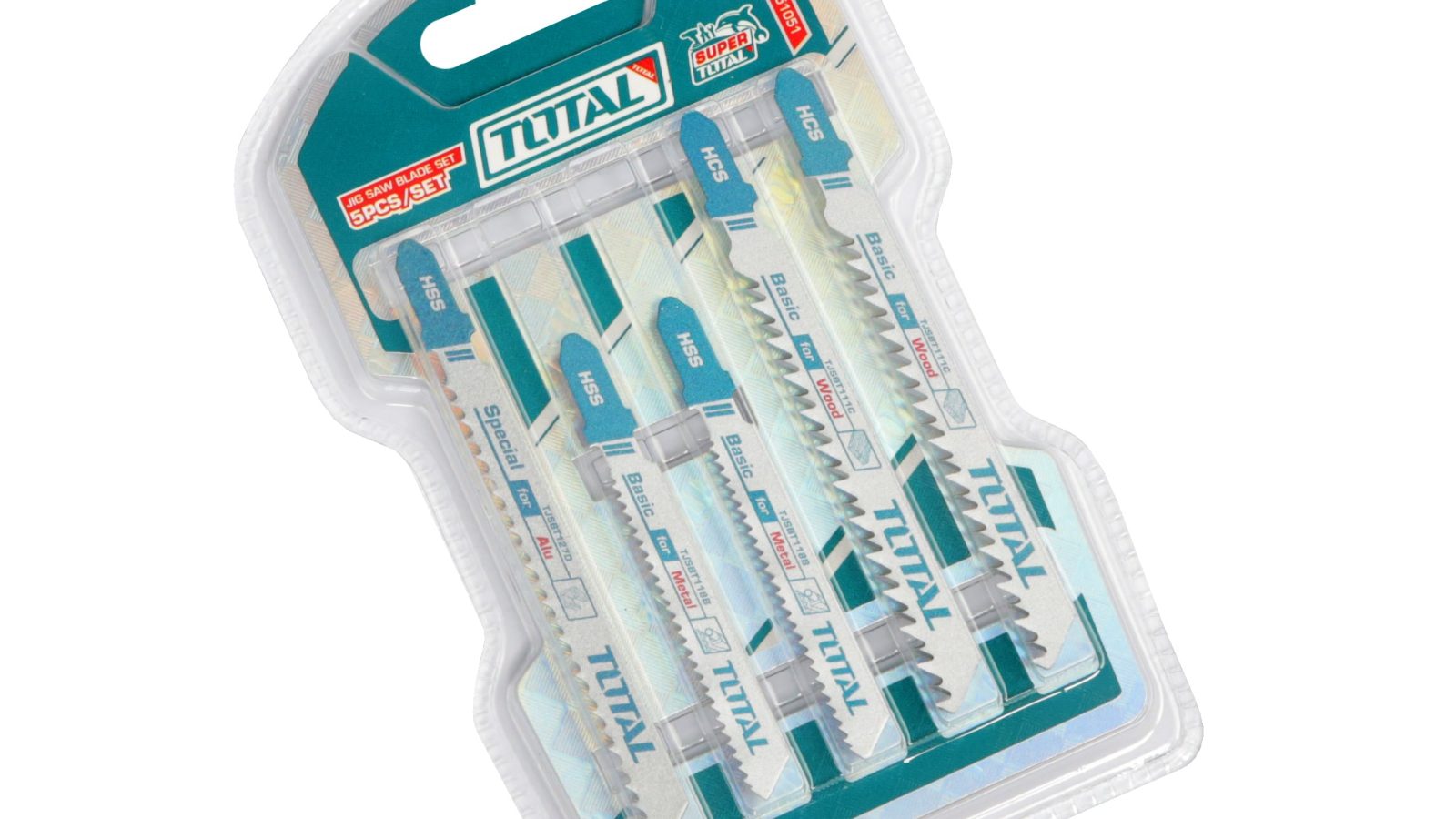 Total Jig Saw Blade set for Metal and Wood Pack of 5 – TAC51051