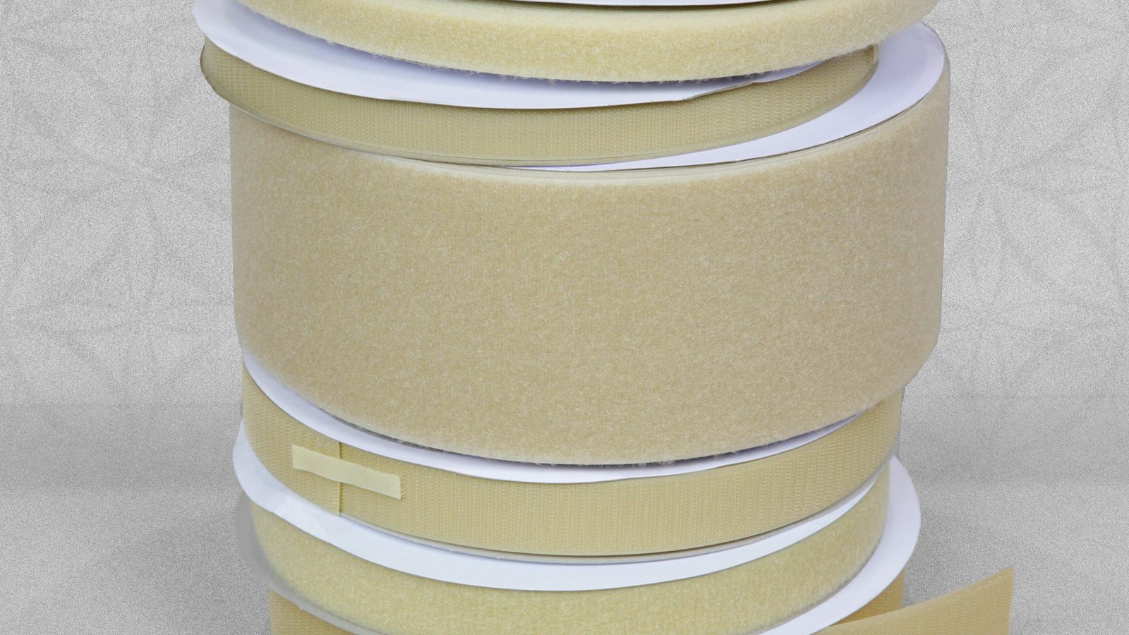 25 Metre Rolls – Kwik Grip Sew On Hook & Loop Stitch-On Fabric Tape