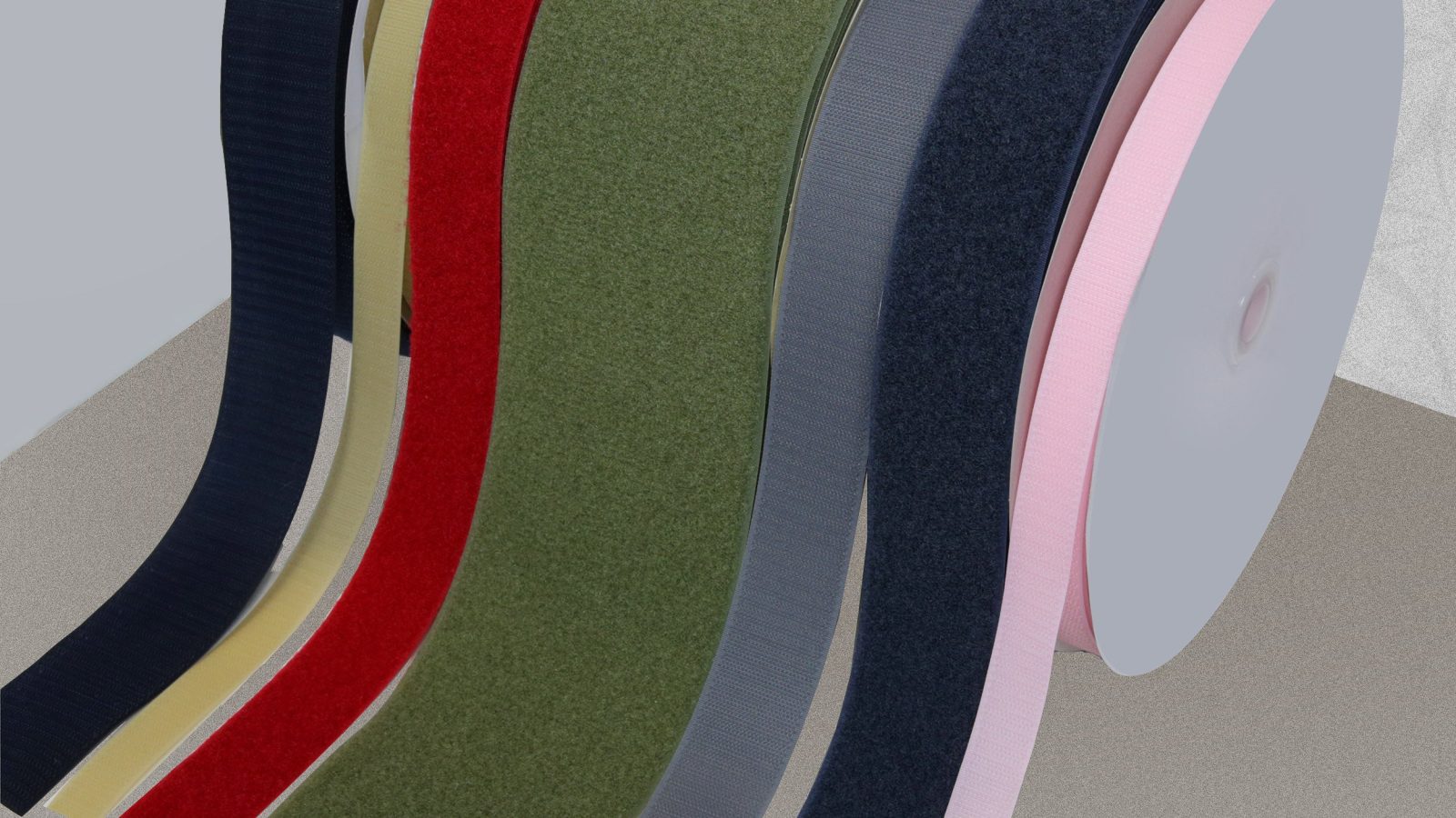 25 Metre Rolls – Kwik Grip Sew On Hook & Loop Stitch-On Fabric Tape