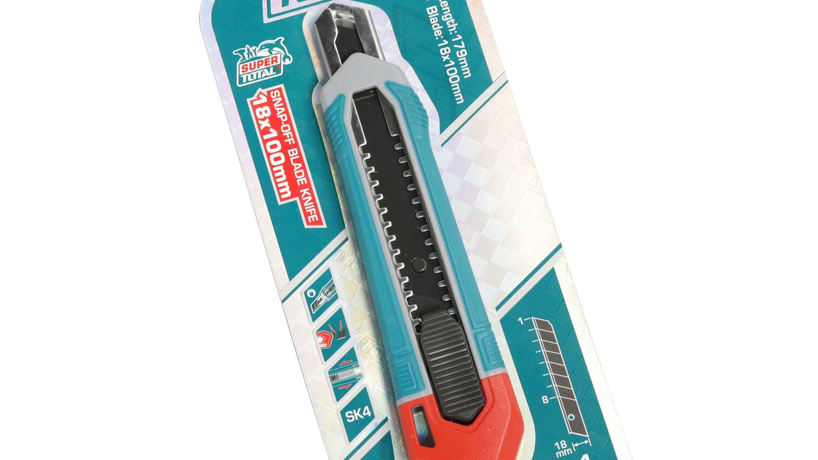 Total Snap Off Blade Knife – 18mm x 100mm – THT511815