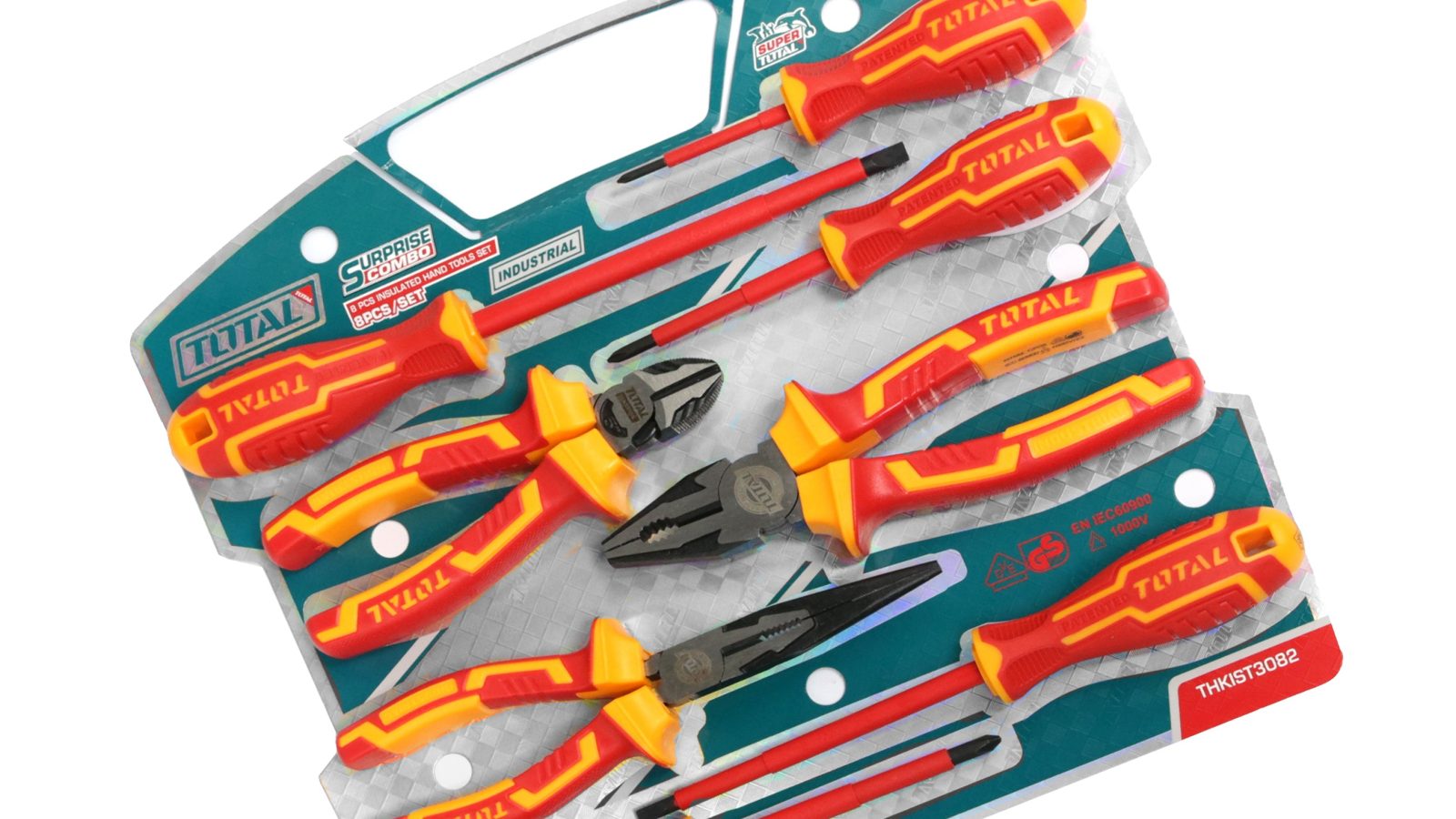 Total Insulated Hand Tools Set – 8pcs – THKIST3082