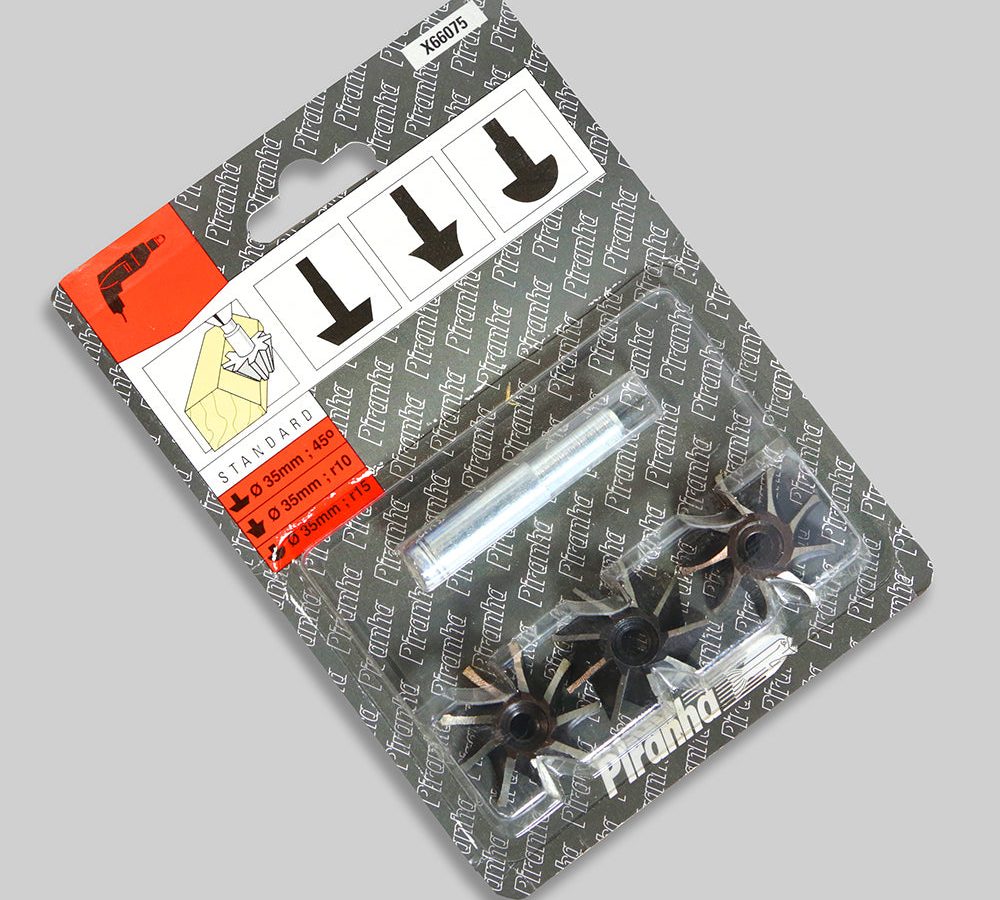 Piranha Router Cutter Bits Set of 3