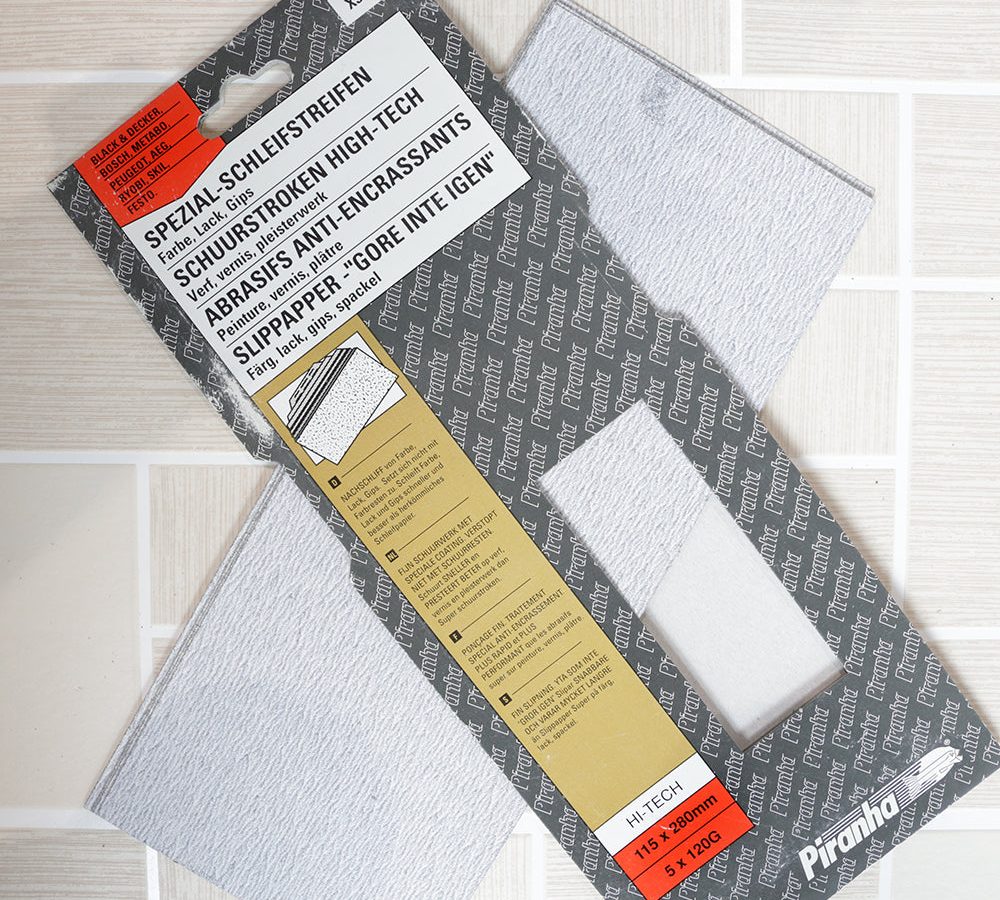 Piranha Special Sanding Strips 5 x 120G