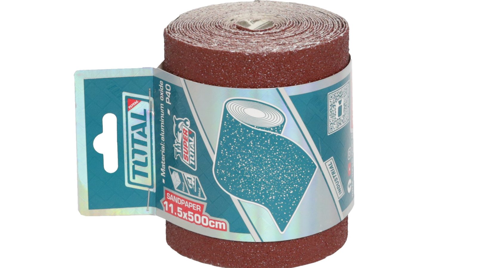 Total Sandpaper Roll 115mm x 5metre P40-P240 Various Grits