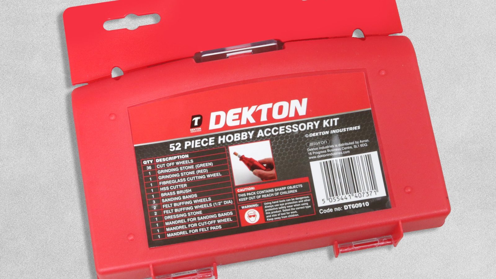 Dekton Mini Power Tool Hobby Accessory Kit – Set of 52 Pieces
