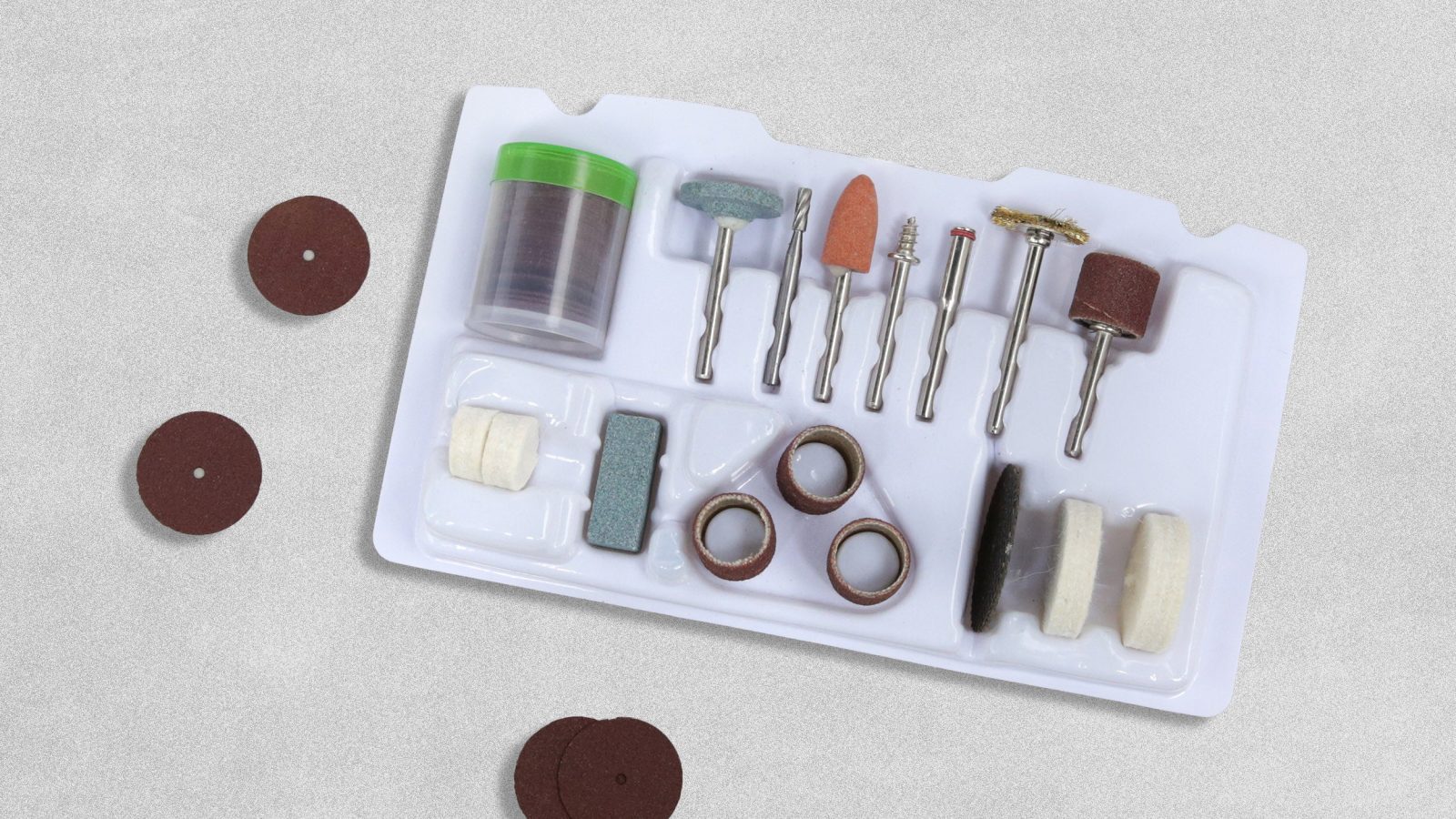Dekton Mini Power Tool Hobby Accessory Kit – Set of 52 Pieces