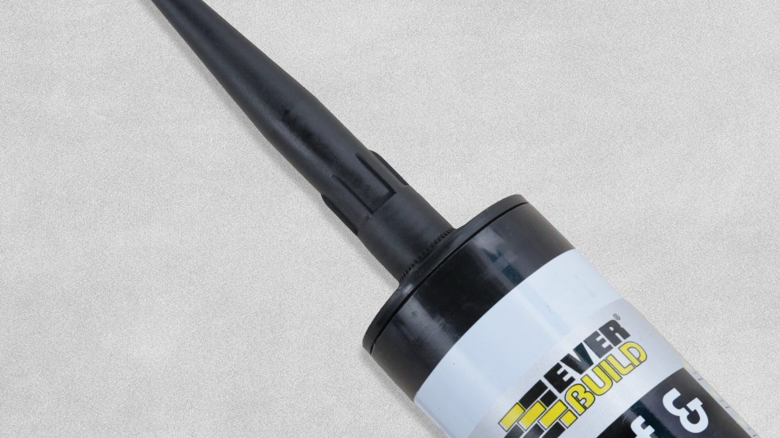 Everbuild Roof & Gutter Sealant Black – 295ml Tube