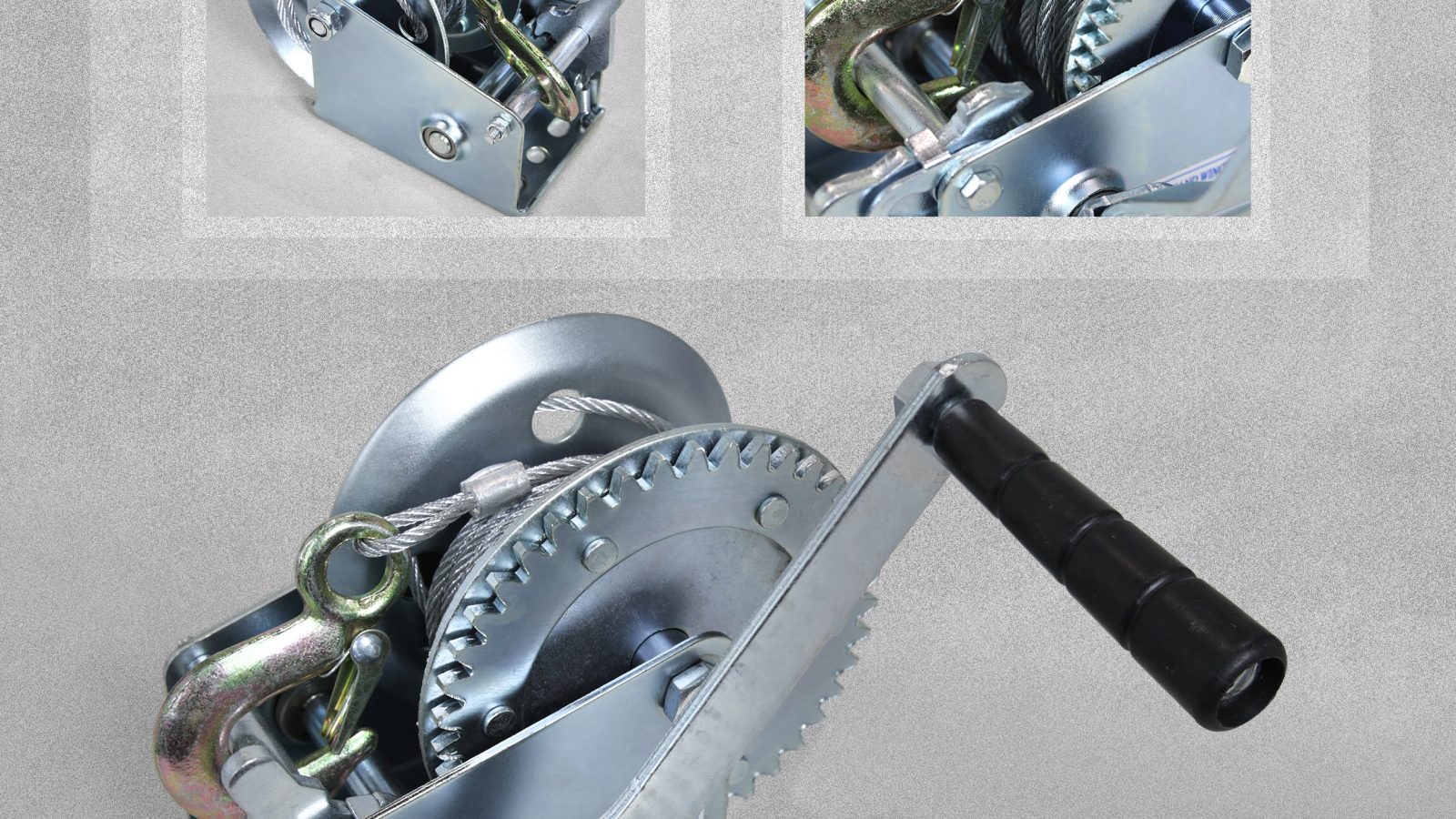 Pro Gen Tools 540kg Hand Winch With Cable