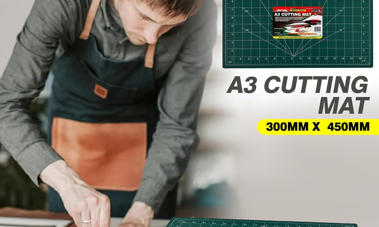 Dekton A3 Cutting Mat Green 300 x 450mm