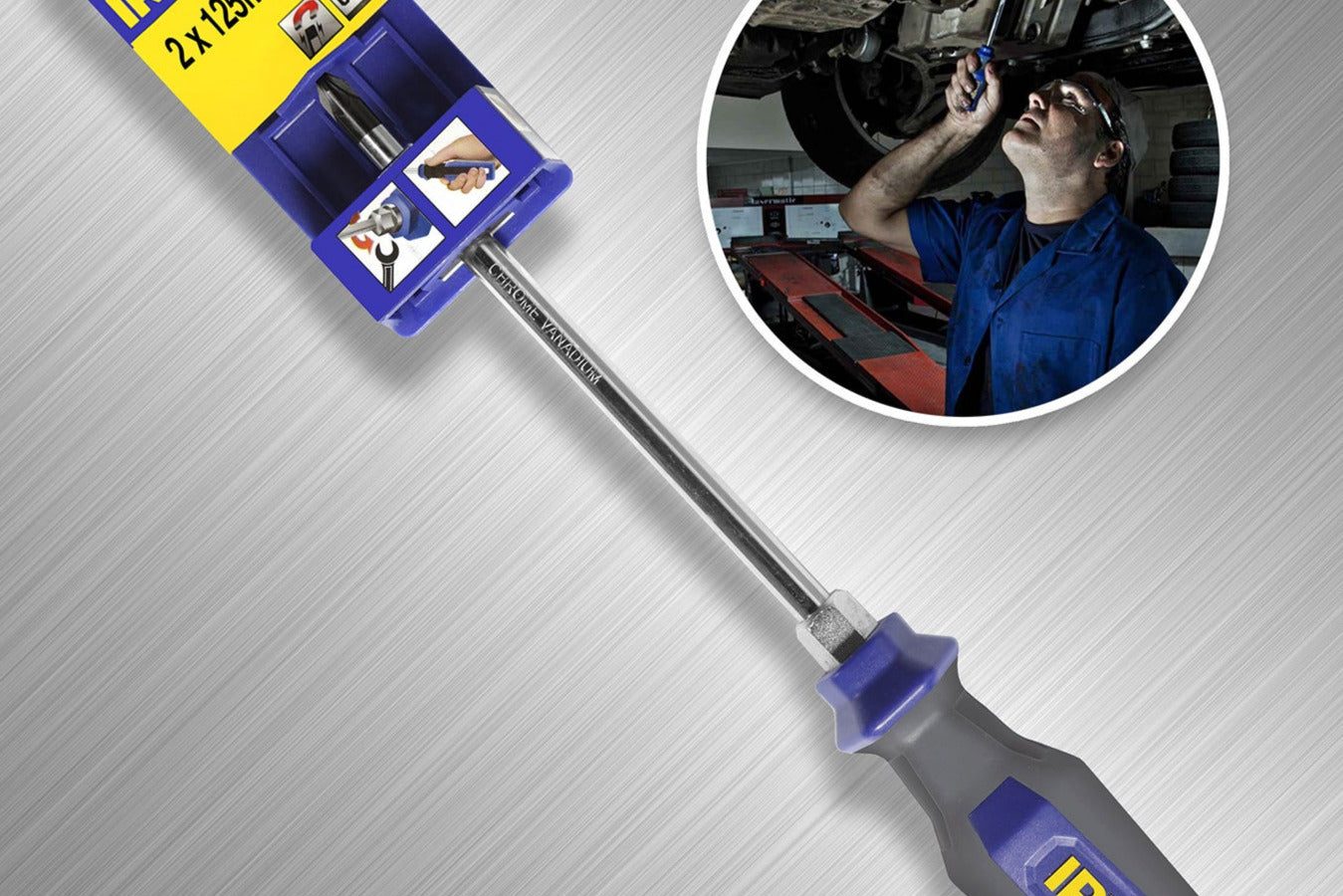 Pozidrive Pro Comfort Screwdriver #2x125mm