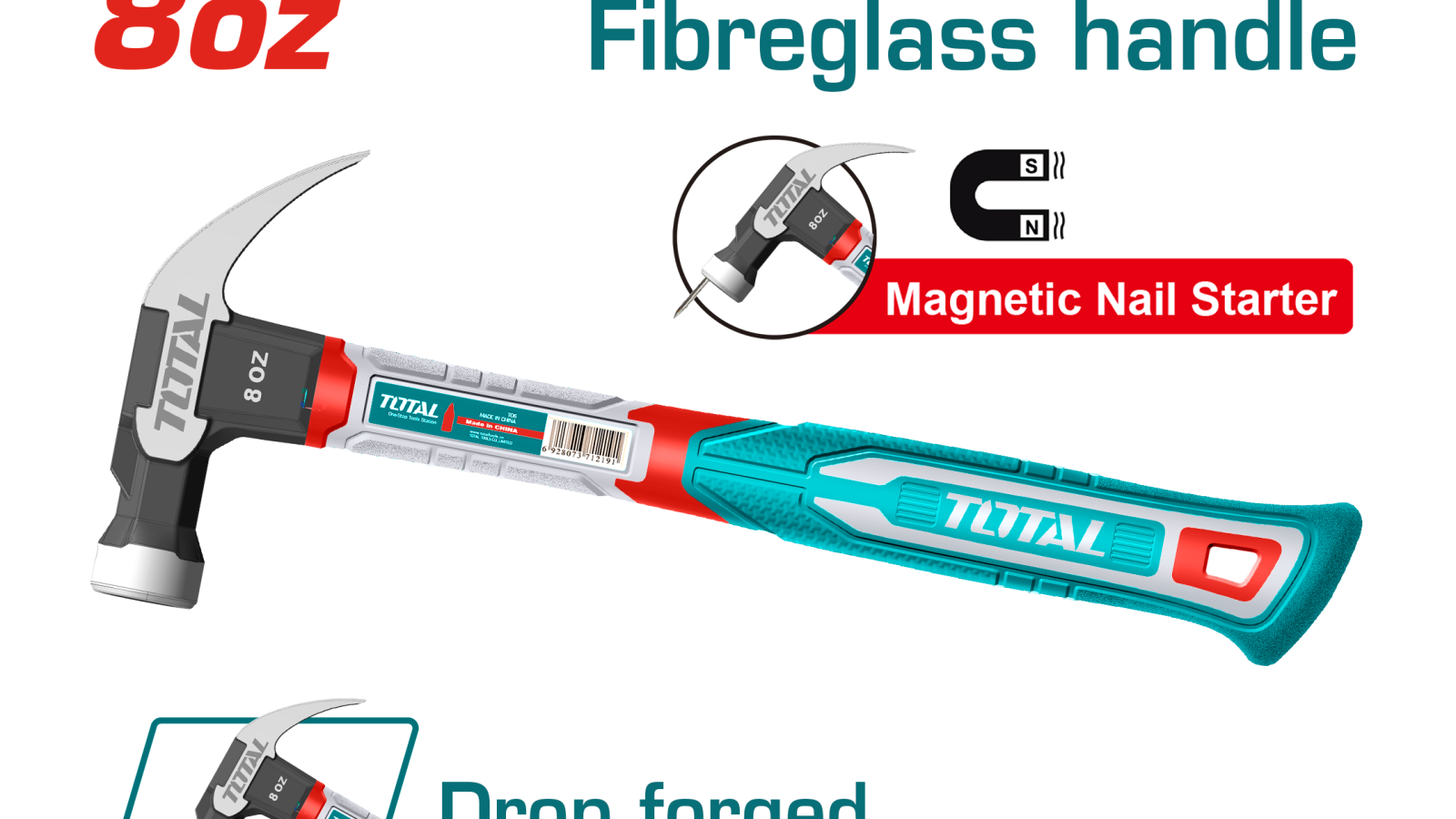 Total Claw Hammer – 8oz – THCH61008