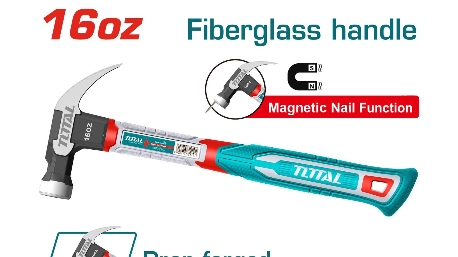 Total Claw Hammer – 16oz – THCH61016