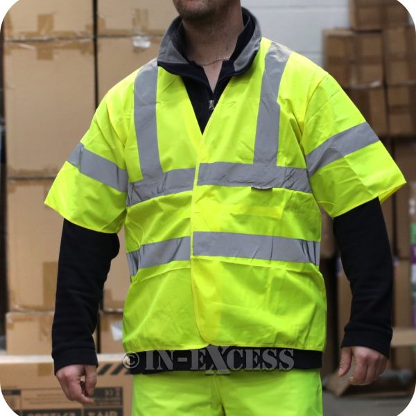 Vizwear JJB High Visibility Emergency Short Sleeve Jacket - One Size