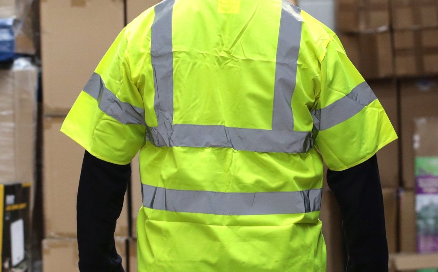 Vizwear JJB High Visibility Emergency Short Sleeve Jacket – One Size