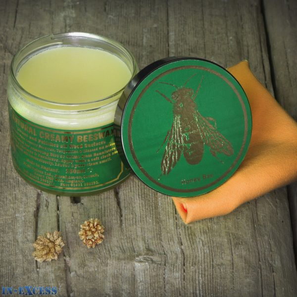 Natural Creamy Beeswax 250ml  Dark & Natural