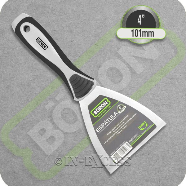 Boron Professional Tools Flat Drywall Filling Spatula - 4" (101mm)