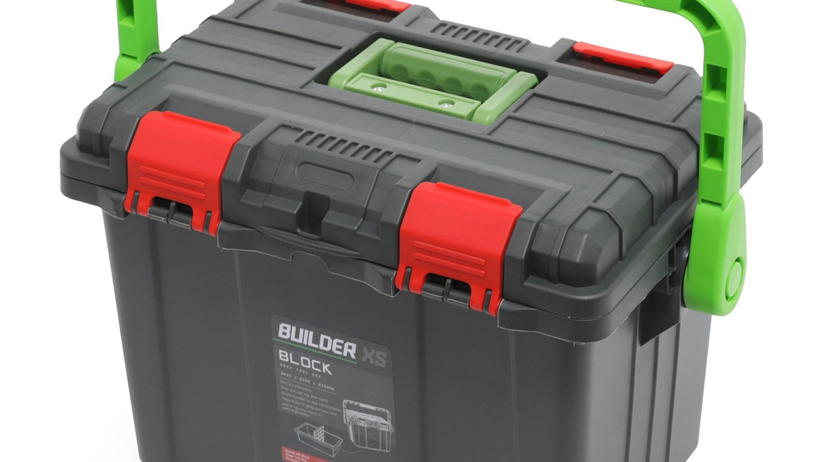 Builder Pro Block Deep Tool Box W460 x D290 x H300mm