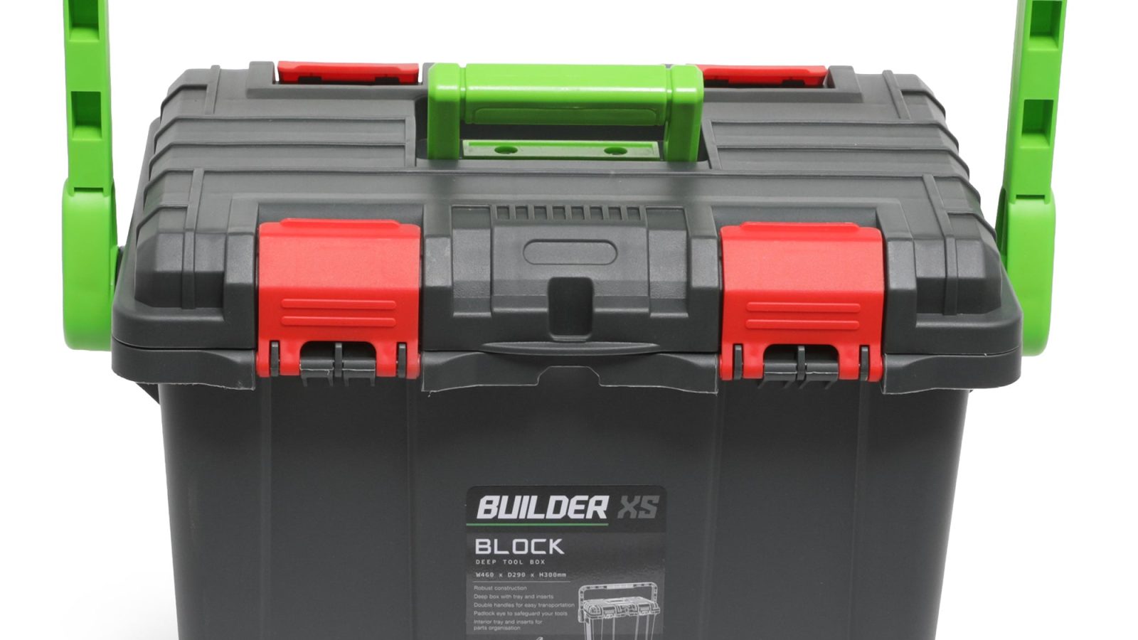 Builder Pro Block Deep Tool Box W460 x D290 x H300mm