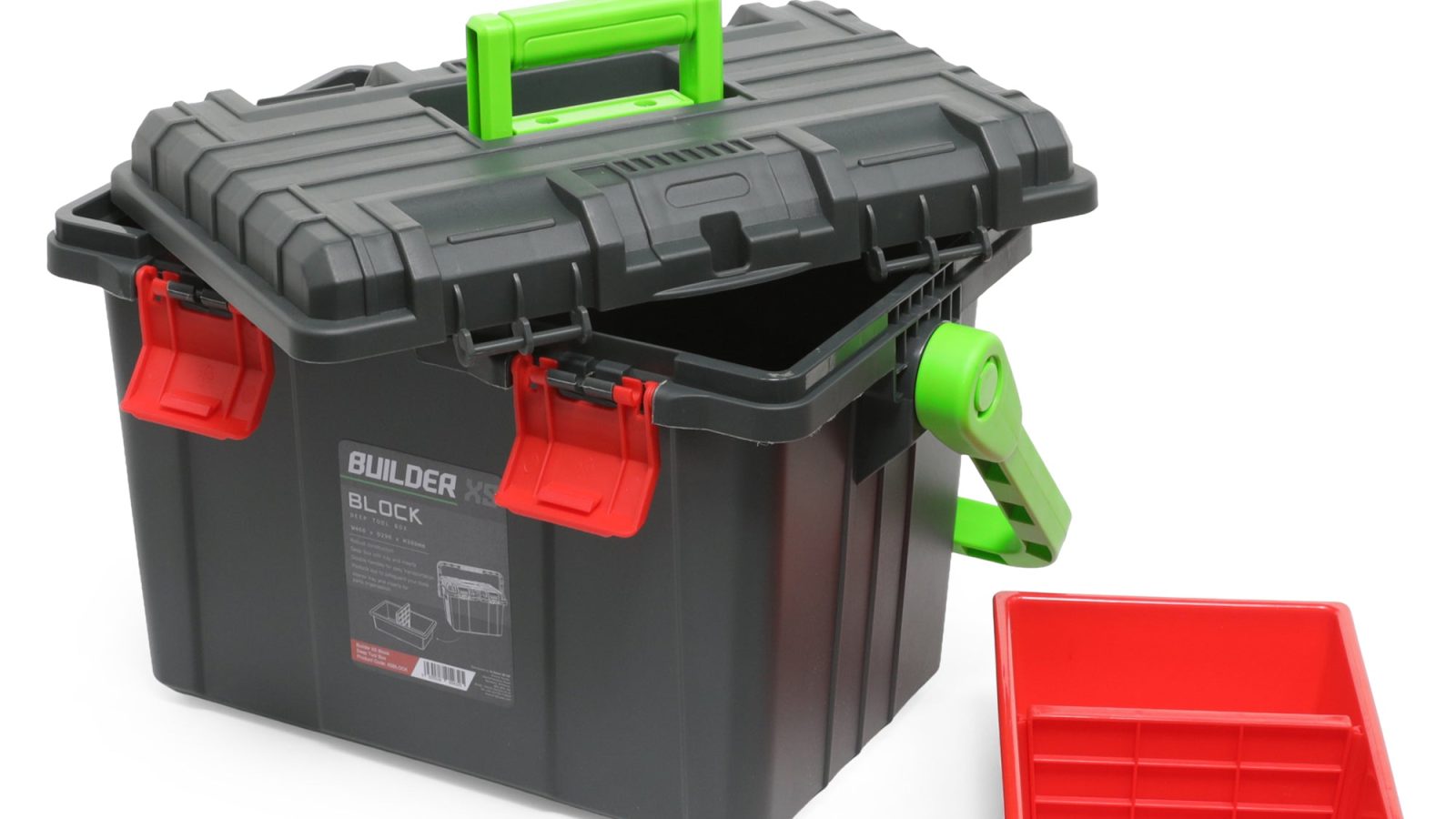 Builder Pro Block Deep Tool Box W460 x D290 x H300mm