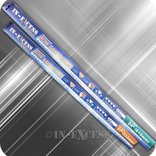 In-Excess Woodsman Durable Standard Bow Saw Replacement Blades - 533mm (21")