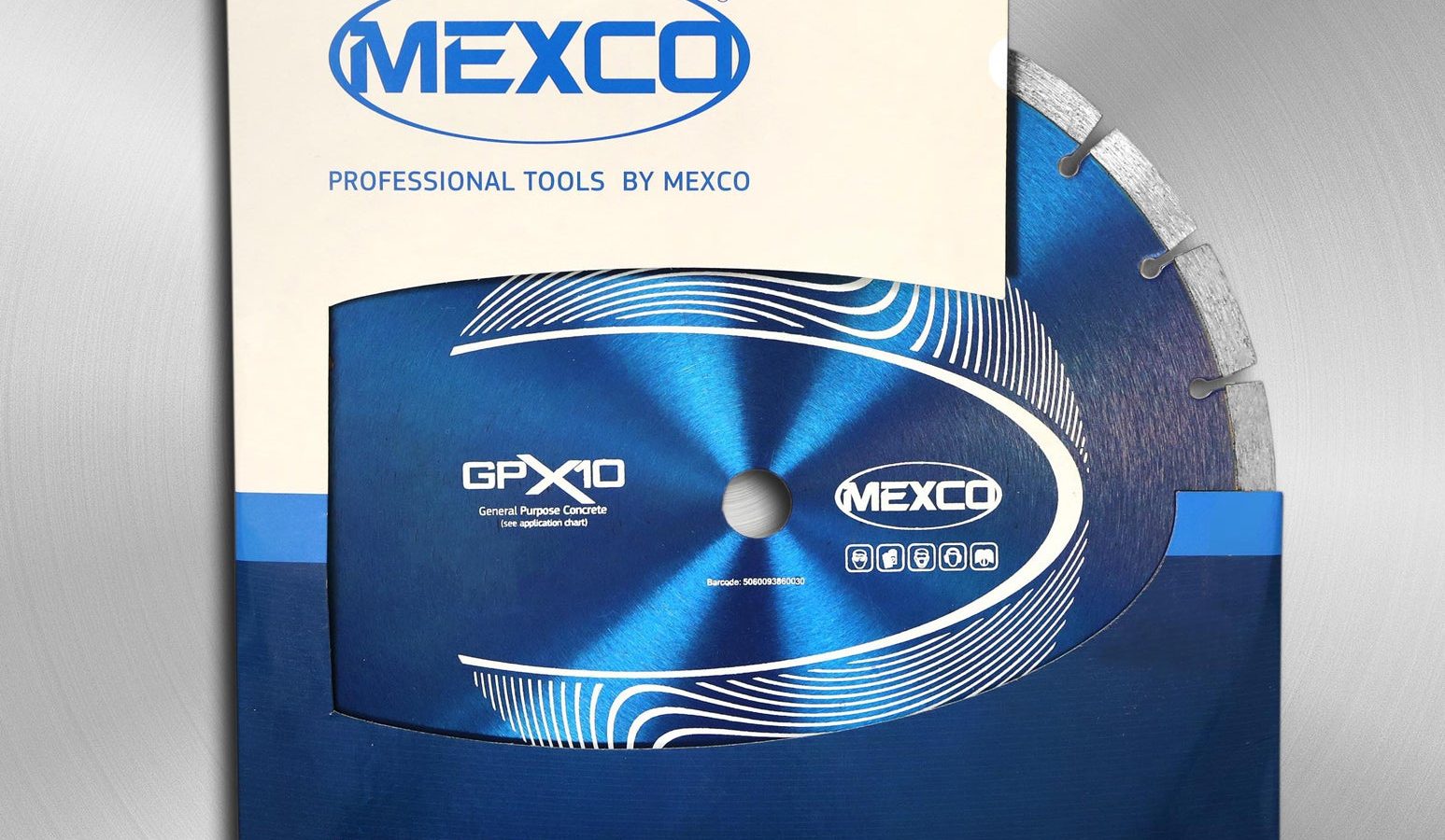 Mexco Professional GPX10 Diamond Cutting Disc for Concrete 230mm
