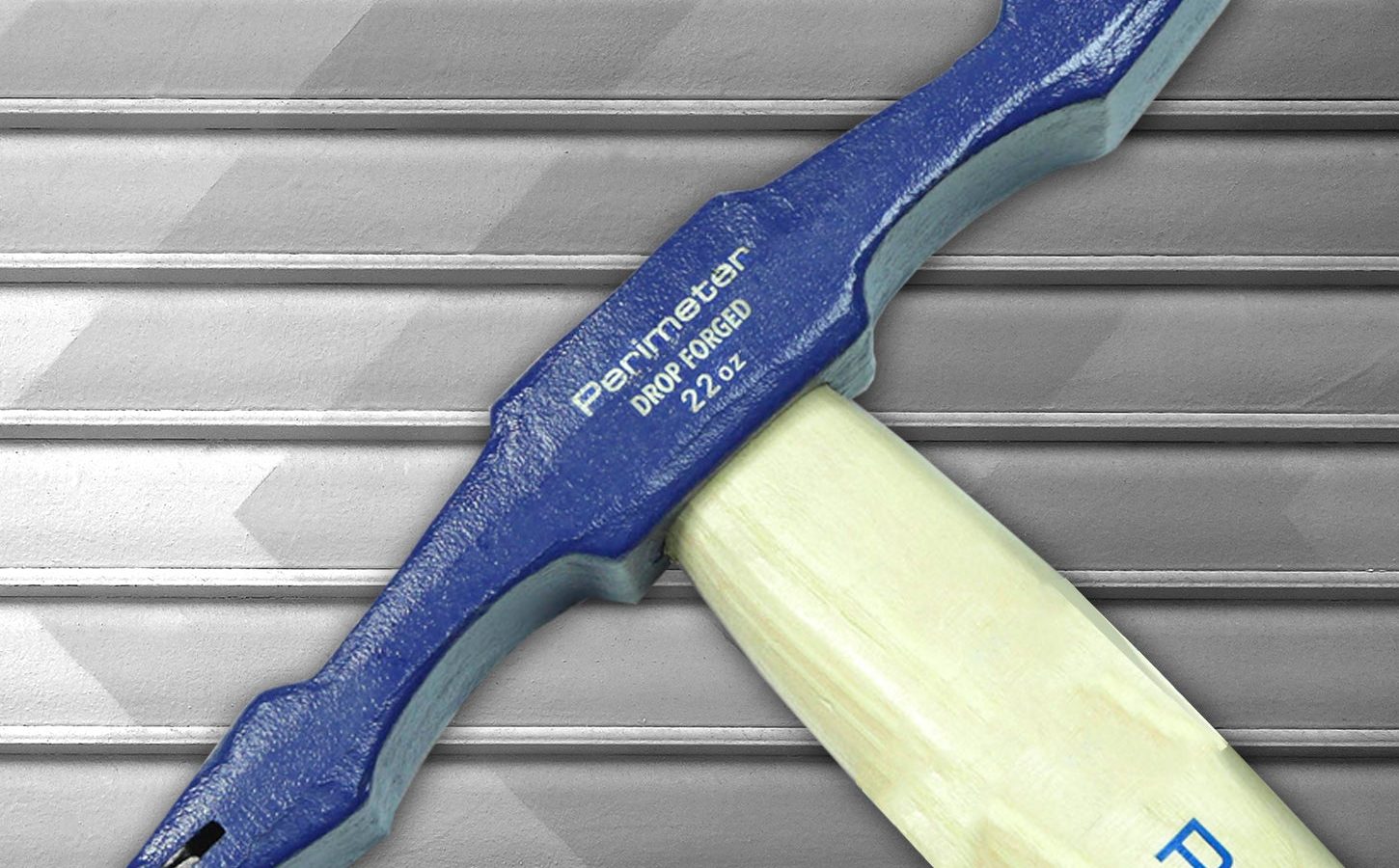 Perimeter Professional Traditional Hickory Handle Double Ended Scutch Hammer – 22oz