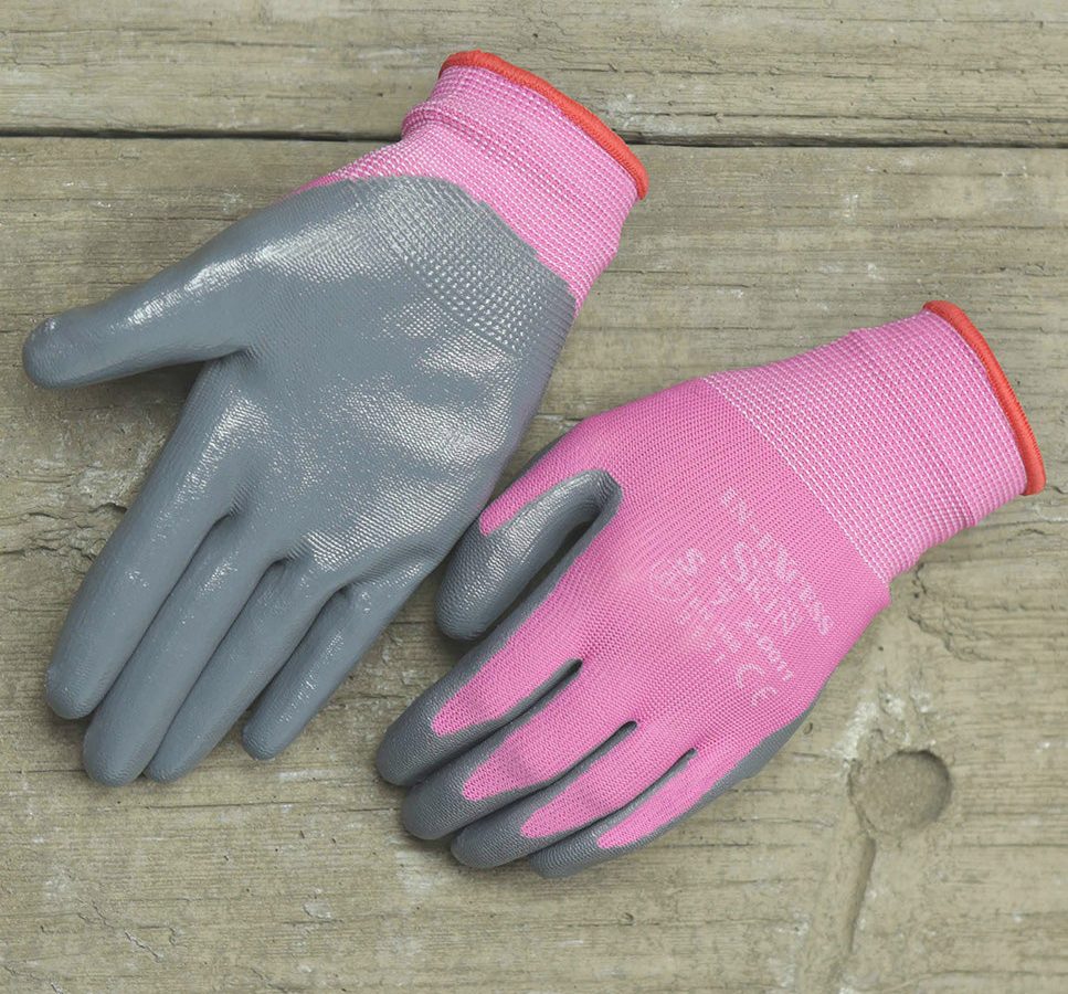 In-Excess Multipurpose Second Skin Anti-Slip Nitrile Gloves – Pink