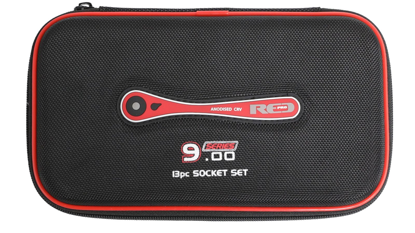 Red Pro Tools 13pc Socket Set 3/8″ Drive (9.00 Series) – Red