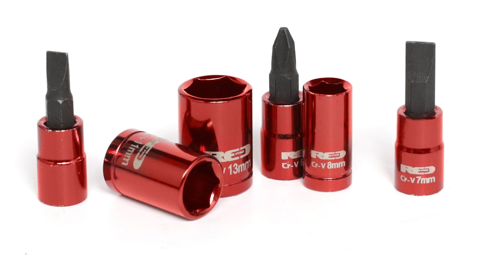 Red Pro Tools 23pc Socket Set 1/4″ Drive (6.00 Series) – Red
