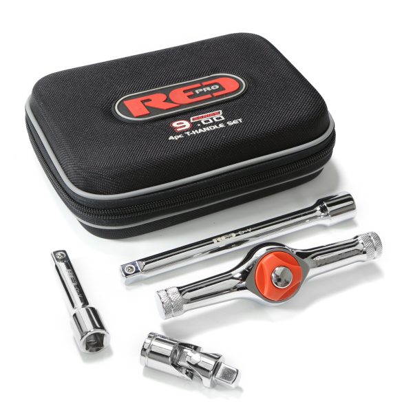 Red Pro Tools 4pc T-Handle Set 3/8" Drive (9.00 Series)