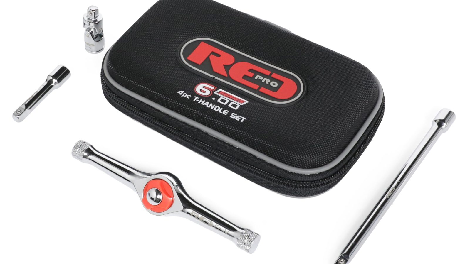 Red Pro Tools 4pc T-Handle Set 1/4″ Drive (6.00 Series)