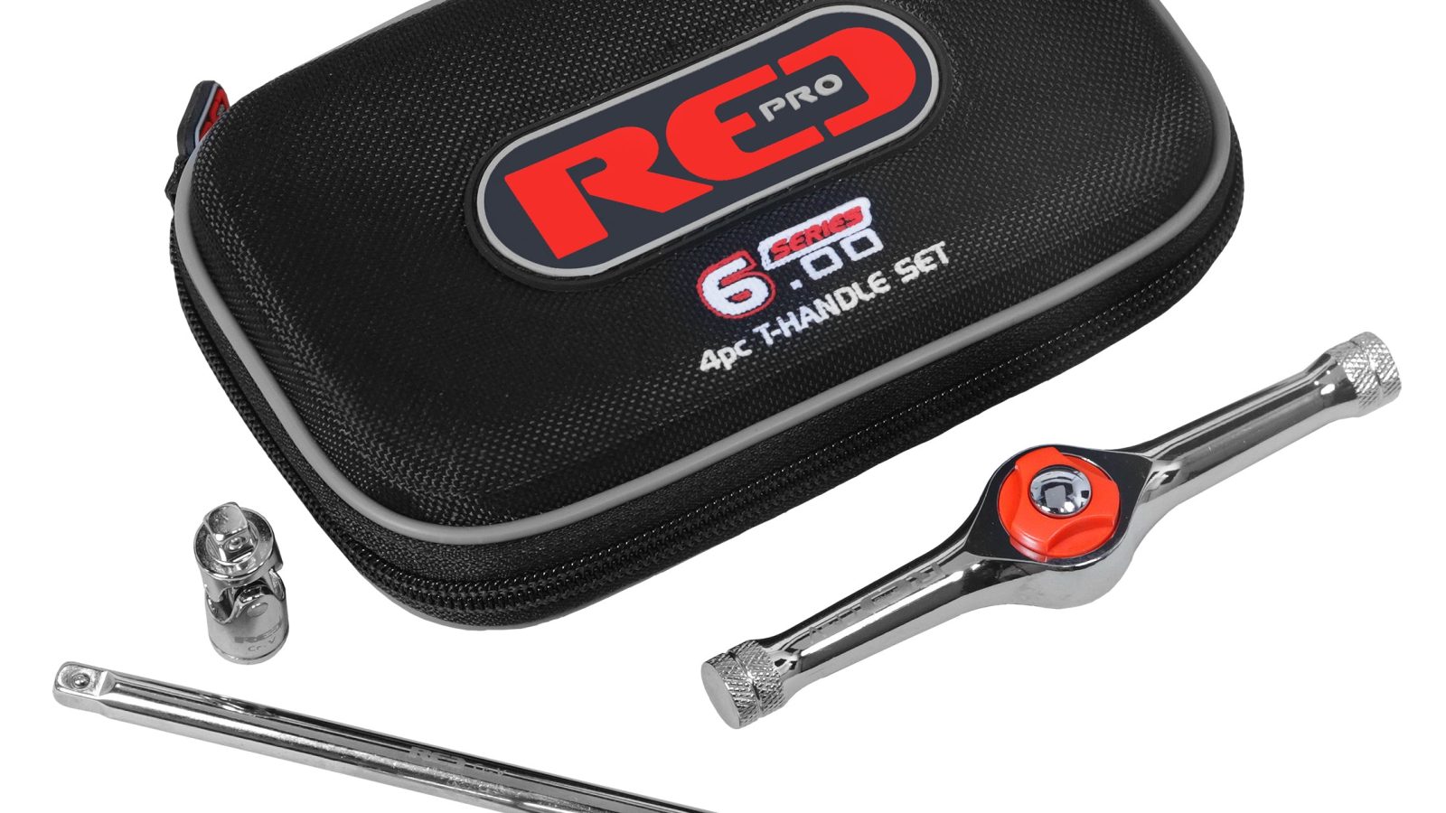 Red Pro Tools 4pc T-Handle Set 1/4″ Drive (6.00 Series)