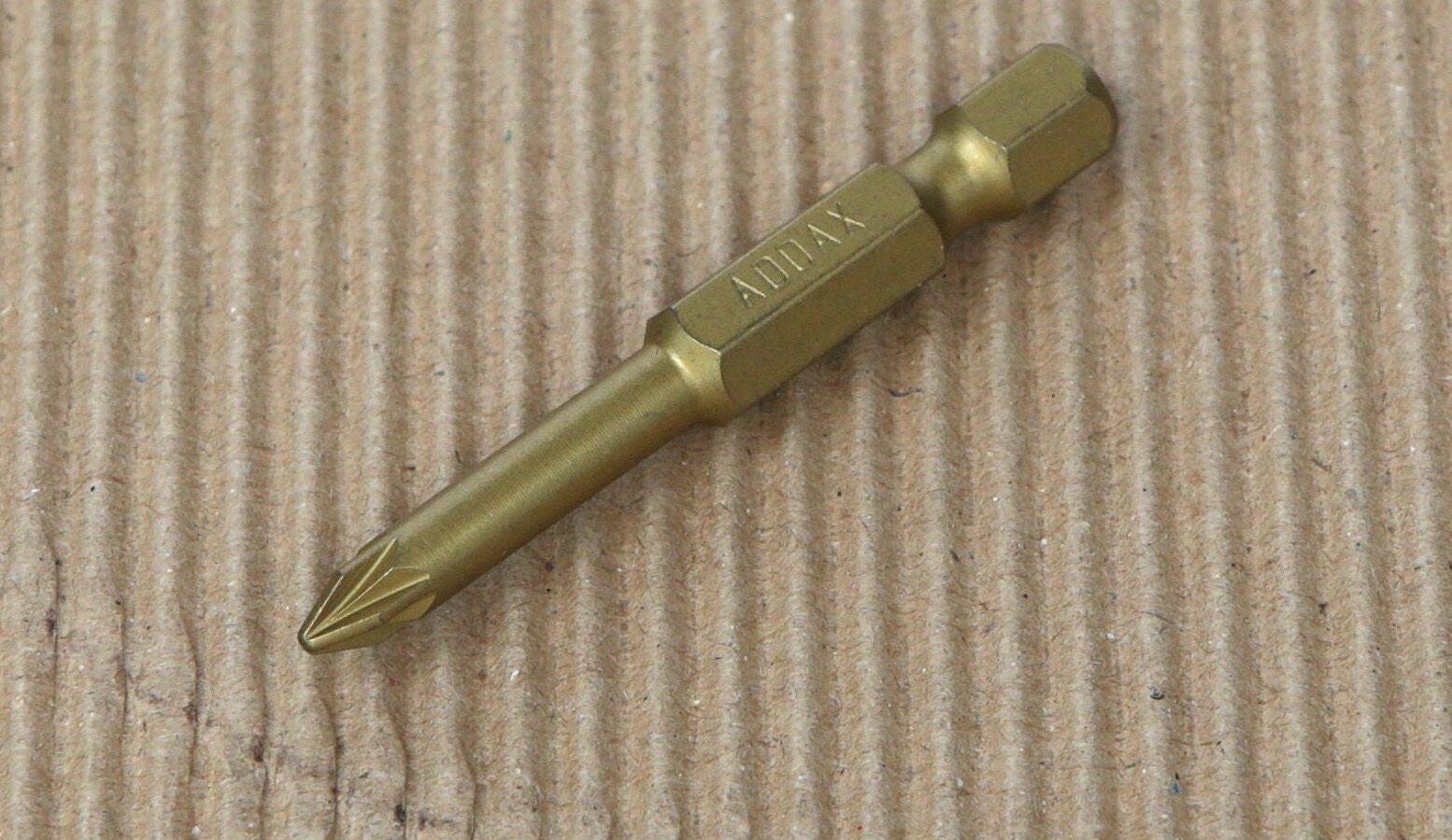 ADDAX Timco 50mm PZ1 1CB50TP Pozi Premium Screwdriver Bits 1/4″ – Box of 10