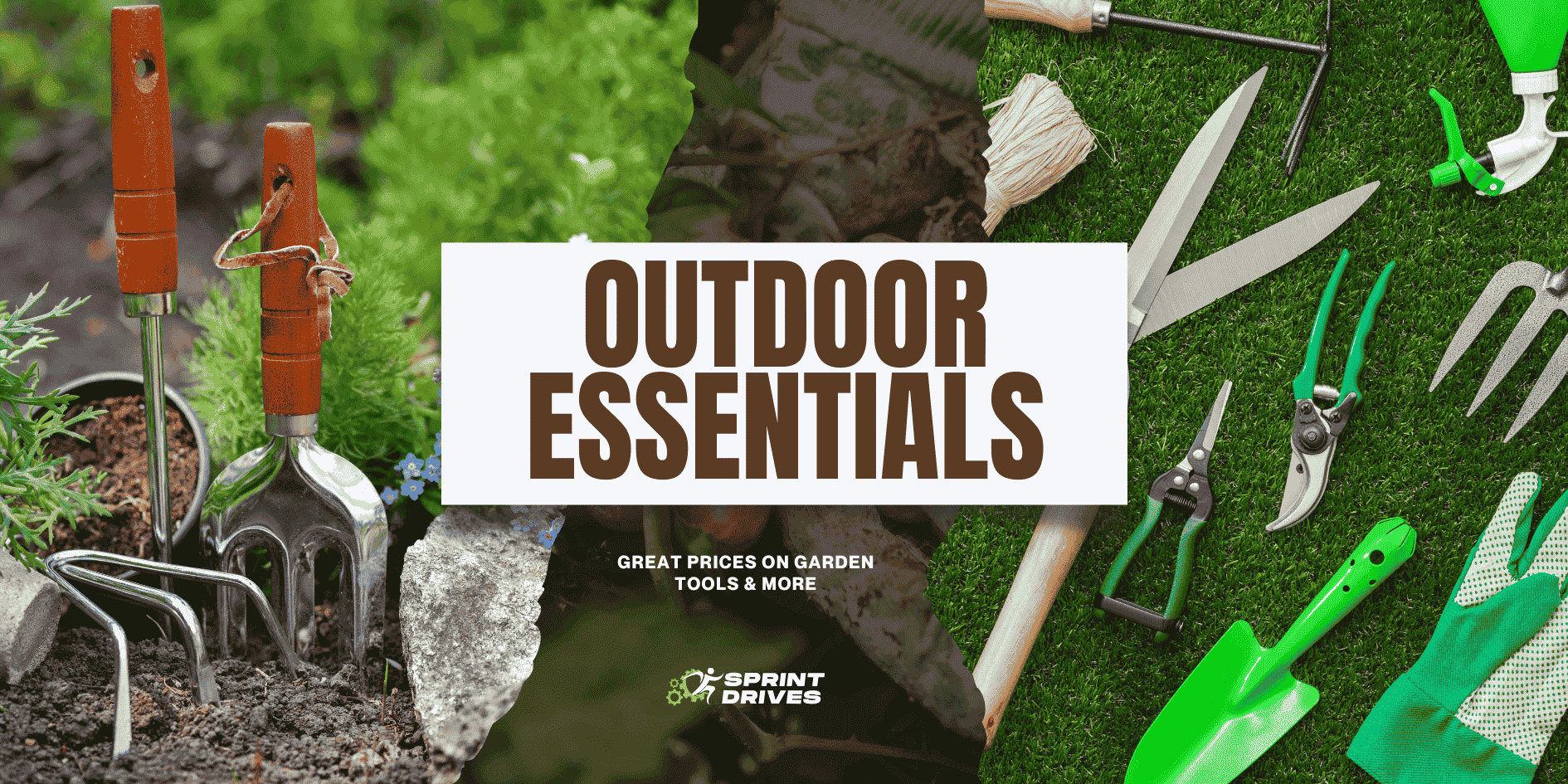Outdoor essentials — garden hand tools