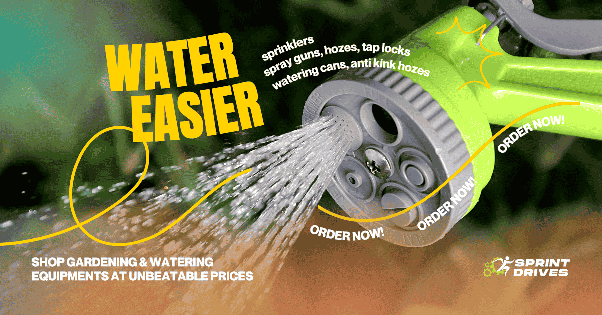Water smarter — garden watering & hoses