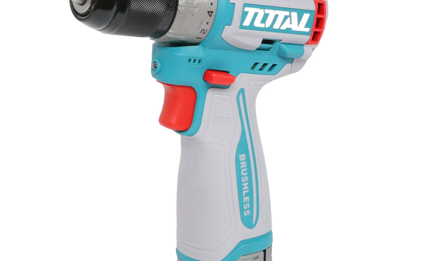 Total Li-Ion 16V Compact Brushless Cordless Drill (with 2 x Batteries & Charger) – TDLI16682