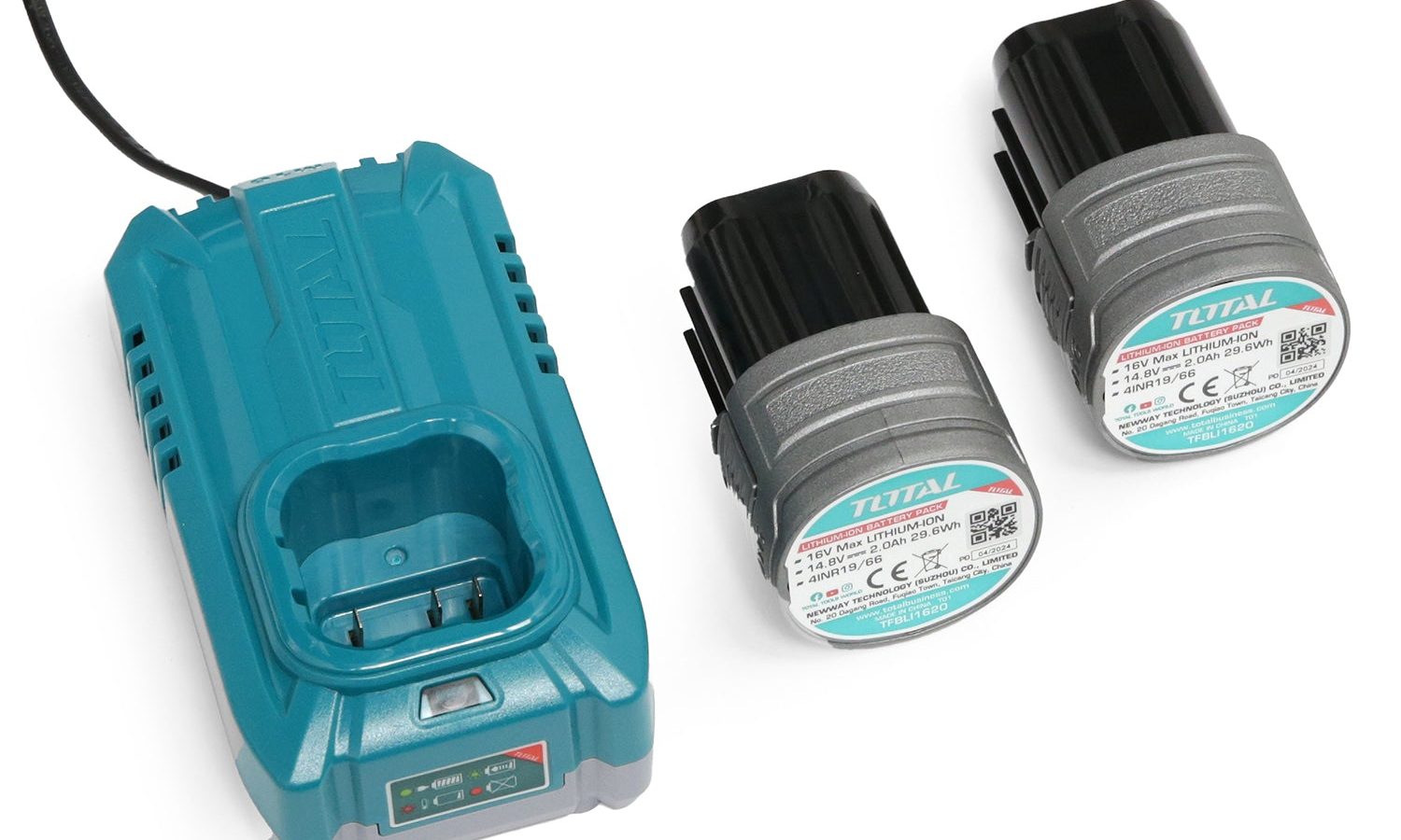 Total Li-Ion 16V Compact Brushless Cordless Drill (with 2 x Batteries & Charger) – TDLI16682
