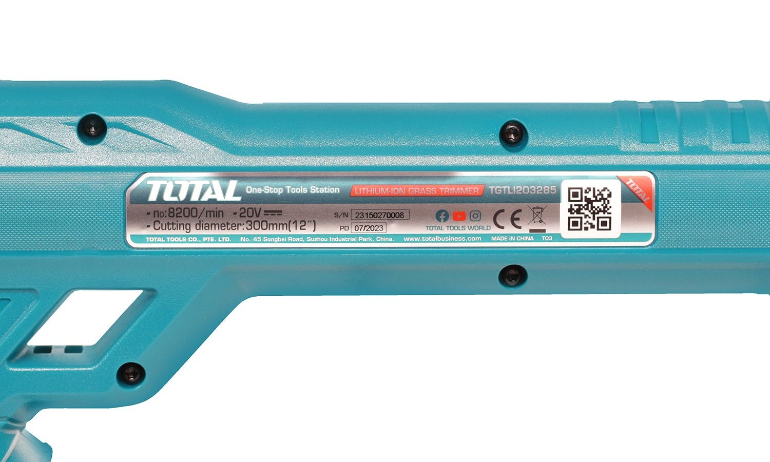 Total Li-Ion 20V Grass Trimmer (with Battery & Charger) – TGTLI203285