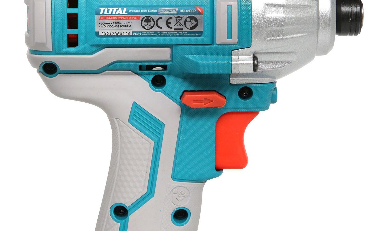 Total Li-Ion 20V Impact Driver (with 2 x Batteries & Charger) – TIRLI2002